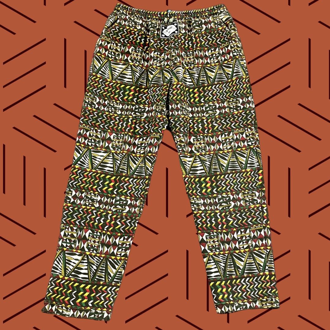 Vintage MISHKA Sweatpants Mens Large x 28" MNWKA Geometric Lounge Streetwear All Over Size US 33 - 1 Thumbnail