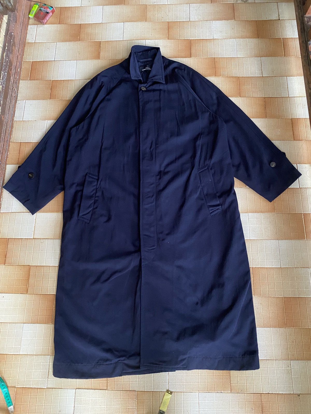 Comme des Garcons × Vintage Vintage comme des garcons long jacket Size US XL / EU 56 / 4 - 1 Thumbnail