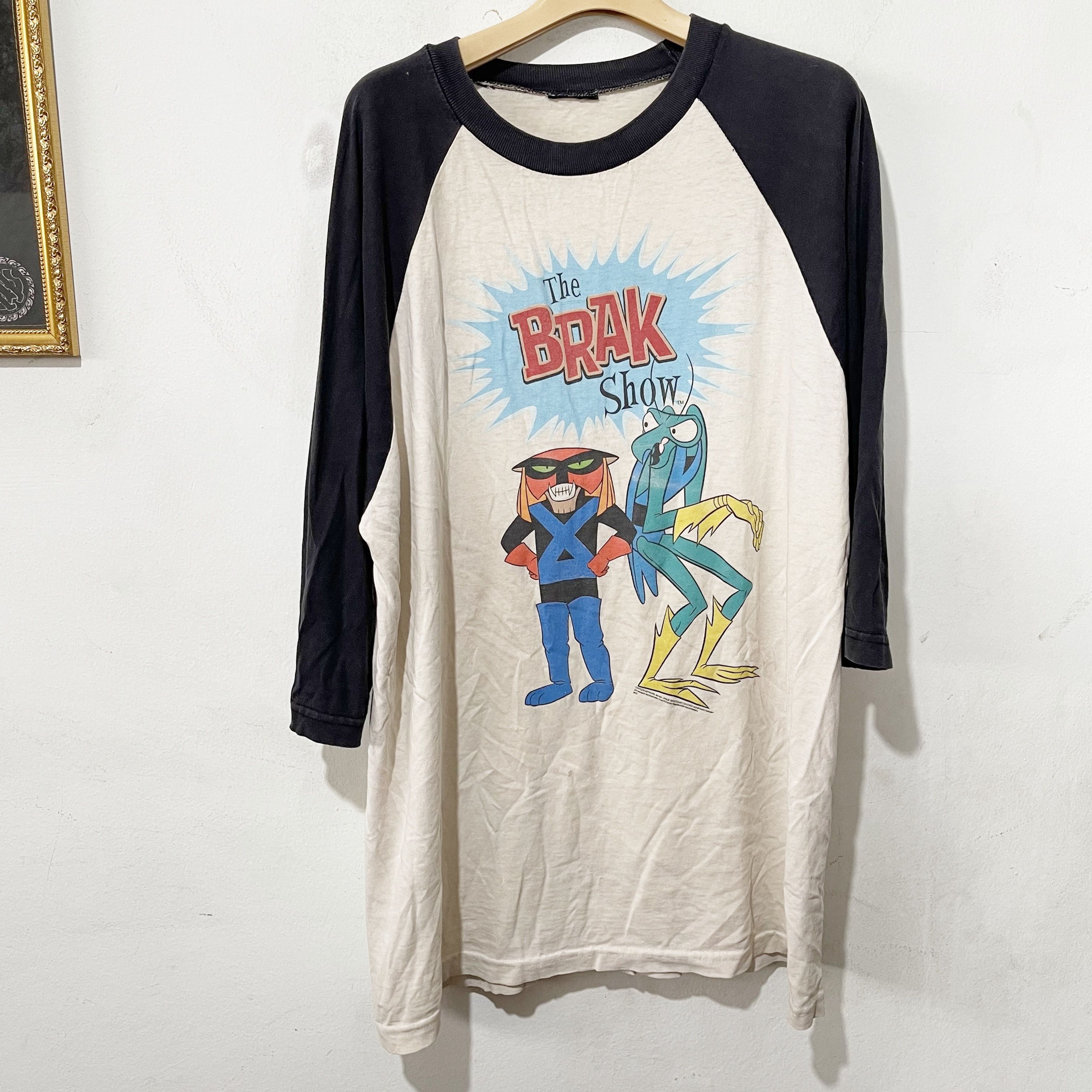 Cartoon Network Vintage 2000s The Brak Show Raglan T-Shirt Size US XL / EU 56 / 4 - 1 Thumbnail