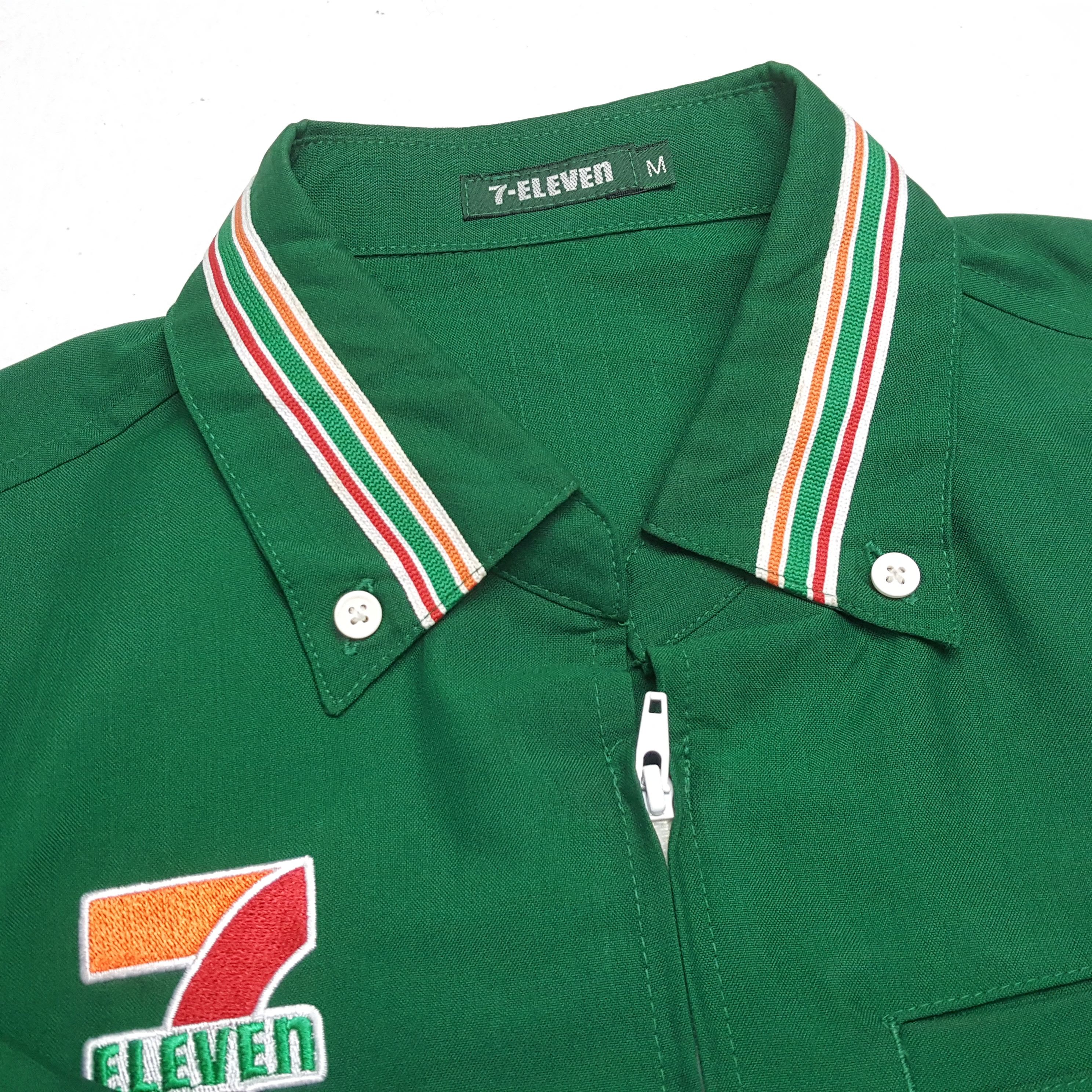 Japanese Brand × Vintage Vintage 7-ELEVEn Japanese Workers Uniform Shirt Jacket Size US M / EU 48-50 / 2 - 11 Thumbnail