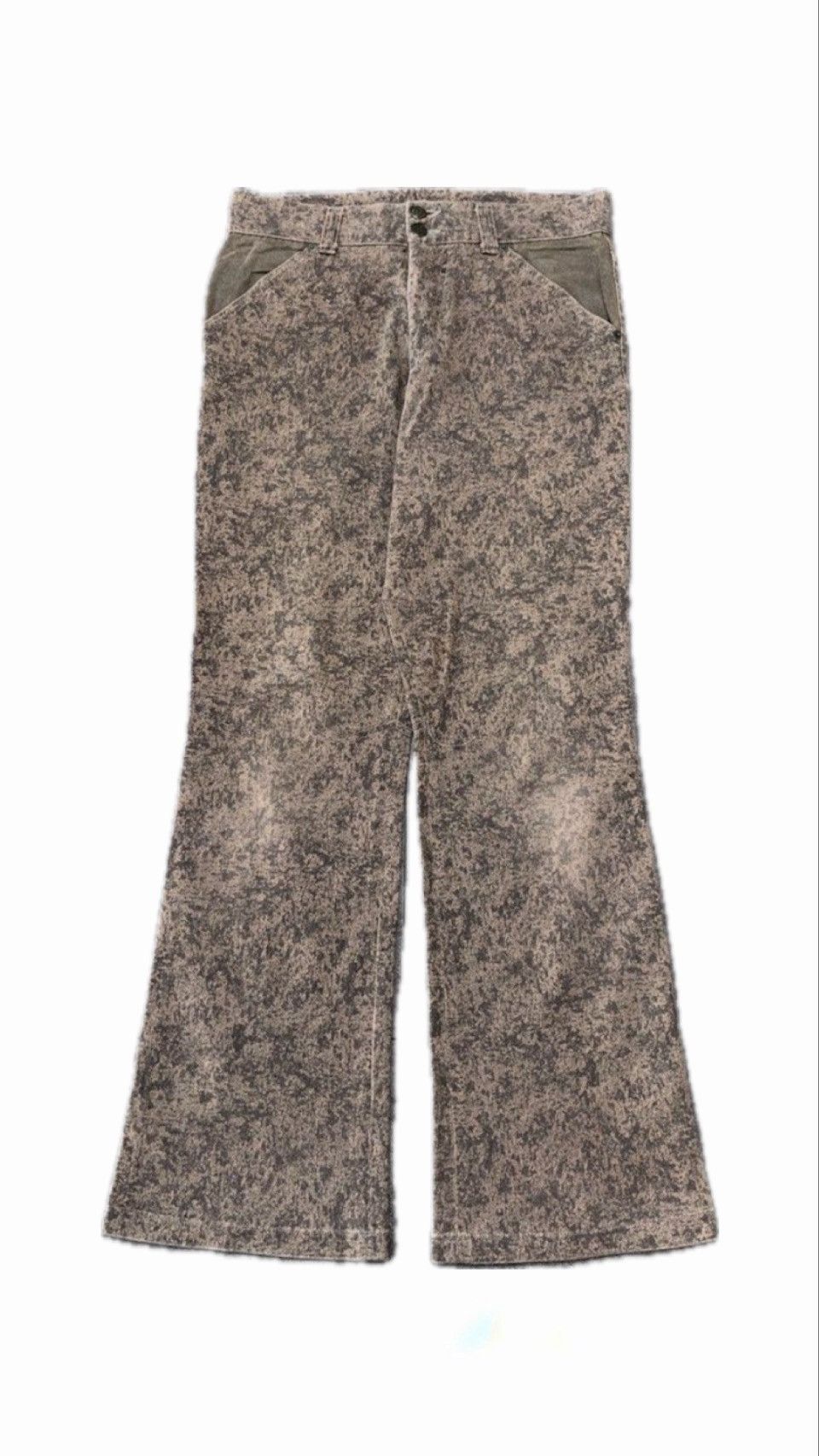 Tornado Mart Tornado Mart Printed Flare Pants Size US 32 / EU 48 - 1 Thumbnail