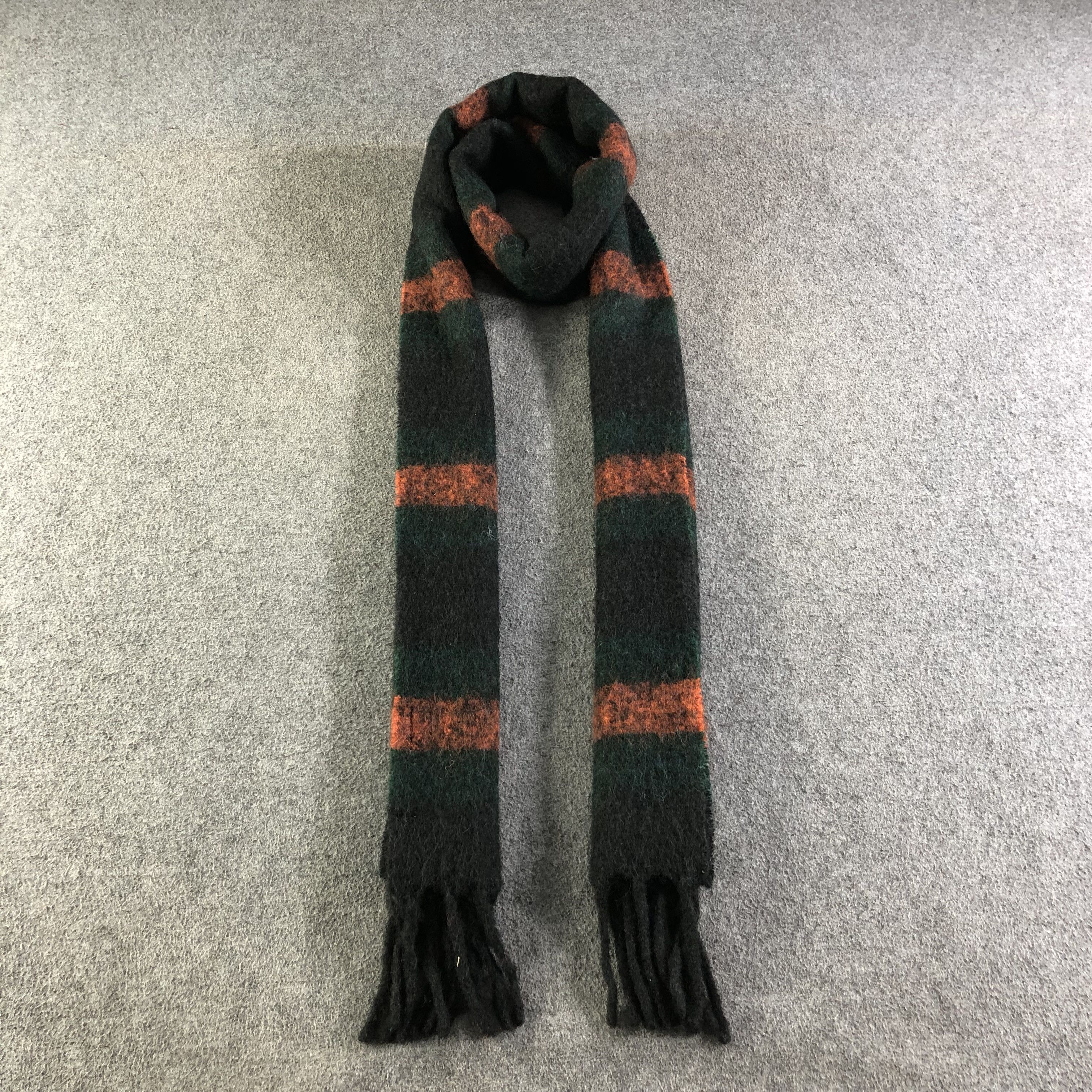 JW Anderson × Uniqlo J.W. Anderson Striped Wool Scarf Muffler Neckwear V2096 Size ONE SIZE - 1 Thumbnail