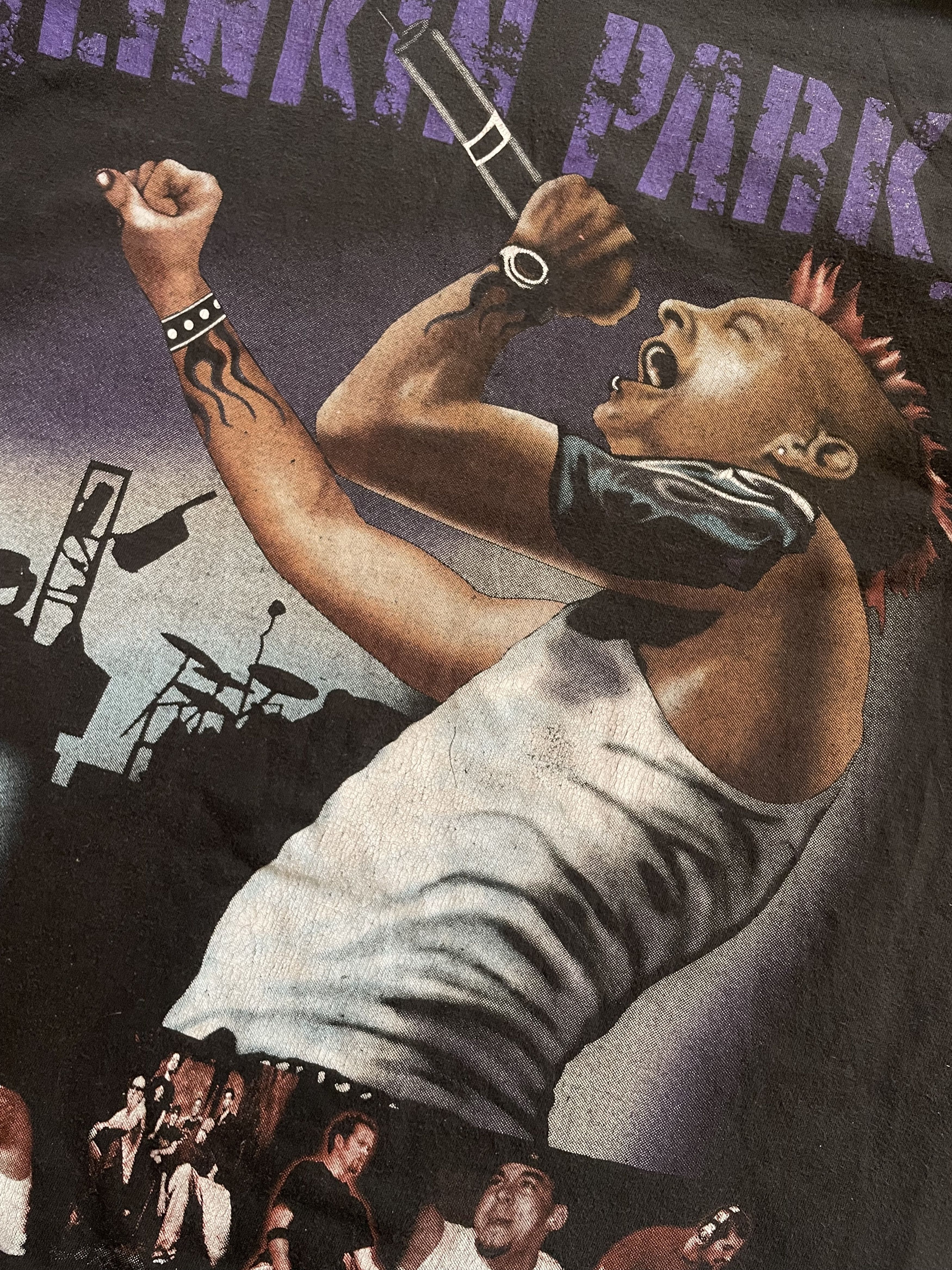 Band Tees Vintage Linkin Park Meteora T-shirt | Chester Bennington Size US M / EU 48-50 / 2 - 3 Thumbnail