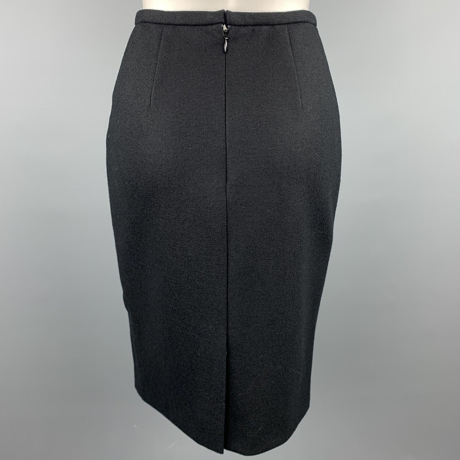 Other BARBARA TFANK Size 4 Black Pencil Skirt Size 27" / US 4 / IT 40 - 3 Thumbnail