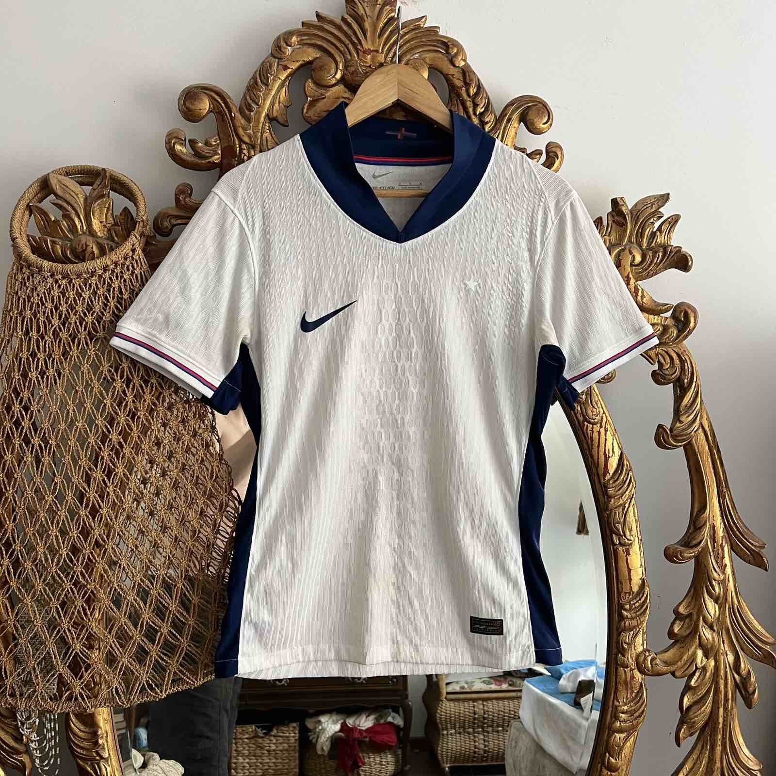 Nike Nike England DriFit ADV Match Worn Football Soccer Jersey Size US M / EU 48-50 / 2 - 1 Thumbnail