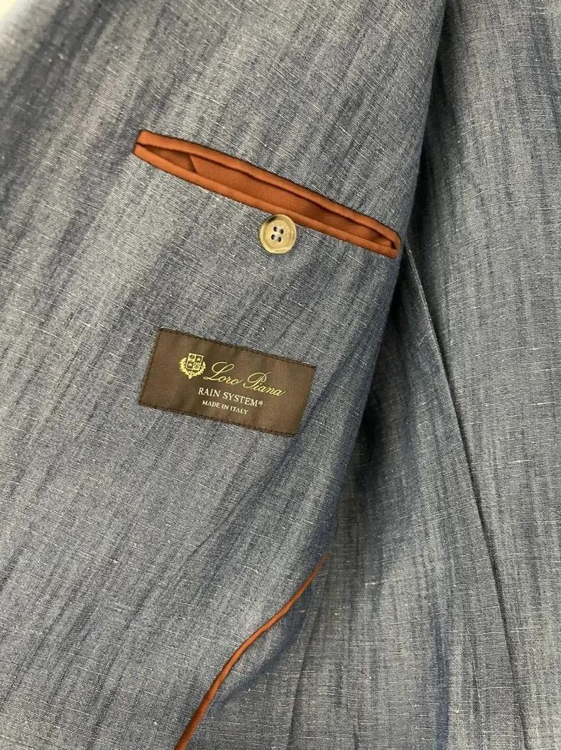 Loro Piana LORO PIANA Men's linen jacket Size US L / EU 52-54 / 3 - 4 Thumbnail