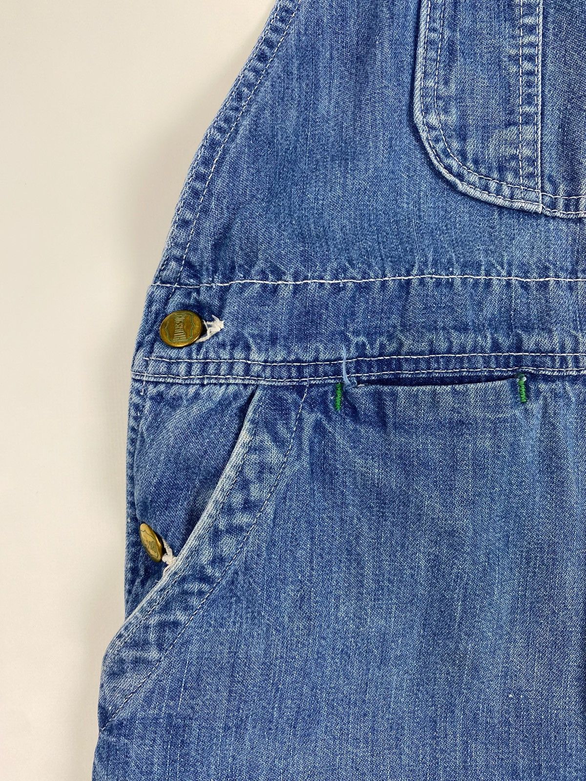 Vintage 1980’s Vintage Big Smith Blue Denim Bib Overalls Size US 34 / EU 50 - 4 Thumbnail