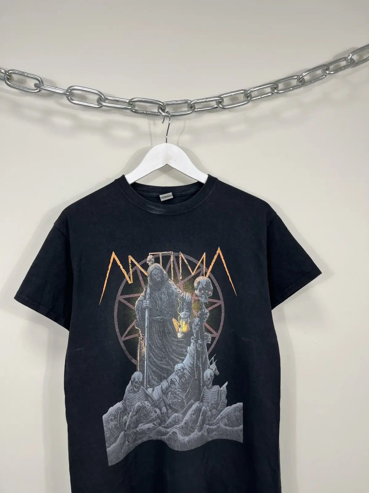Band Tees × Vintage Vintage Antima Big Graphic Logo Rock Black Band Tee Size US M / EU 48-50 / 2 - 2 Thumbnail