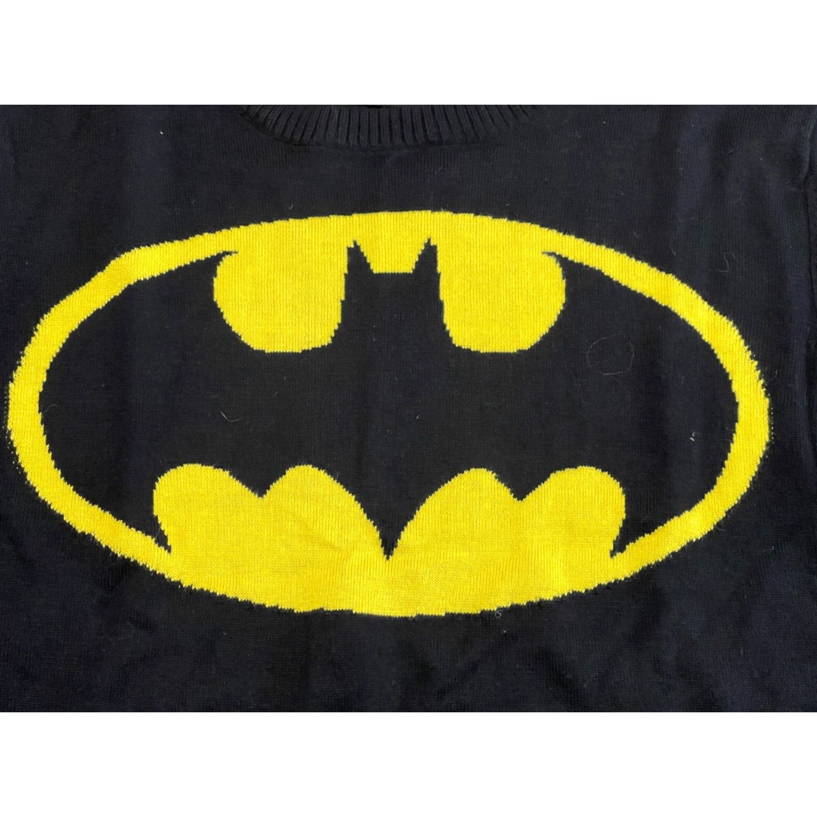 Vintage VINTAGE Batman Shirt Womens L Black Yellow Long Sleeve BATMAN NWT Size L / US 10 / IT 46 - 5 Thumbnail