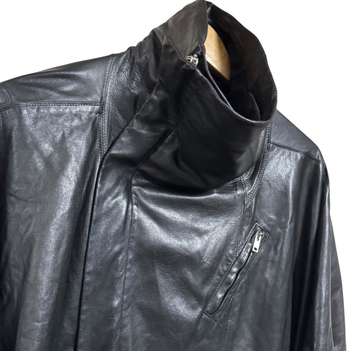 Rick Owens FW2012 'Mountain Fall' Rick Owens Leather Jacket Cropped Size M / US 6-8 / IT 42-44 - 7 Thumbnail
