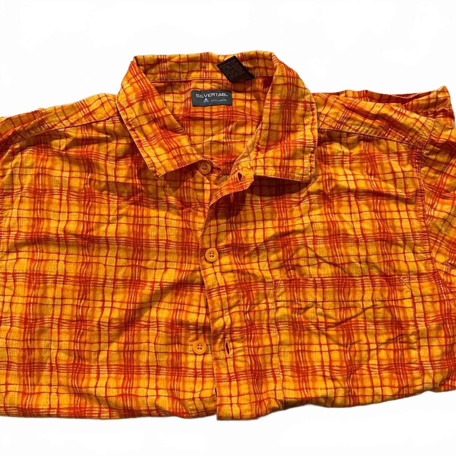 Other Levi’s Silvertab Orange Plaid Shirt Size US L / EU 52-54 / 3 - 2 Thumbnail