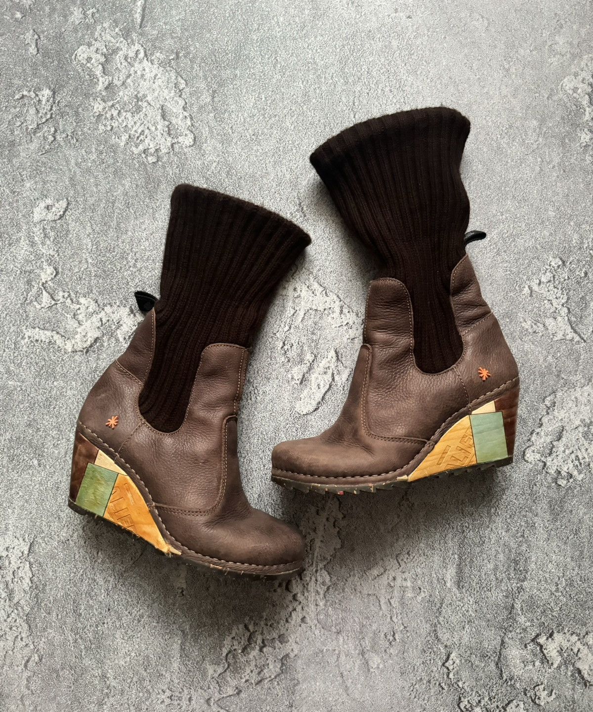 Vintage The art company US7 UE40 Avantgarde platform boots shoes wmn Size US 7 / IT 37 - 4 Thumbnail