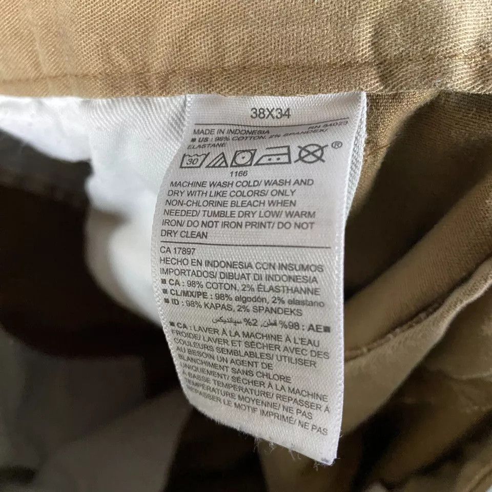 Old Navy Old Navy Ultimate Slim Chino Pants Men's 38x34 Brown Cotton Size US 38 / EU 54 - 8 Thumbnail