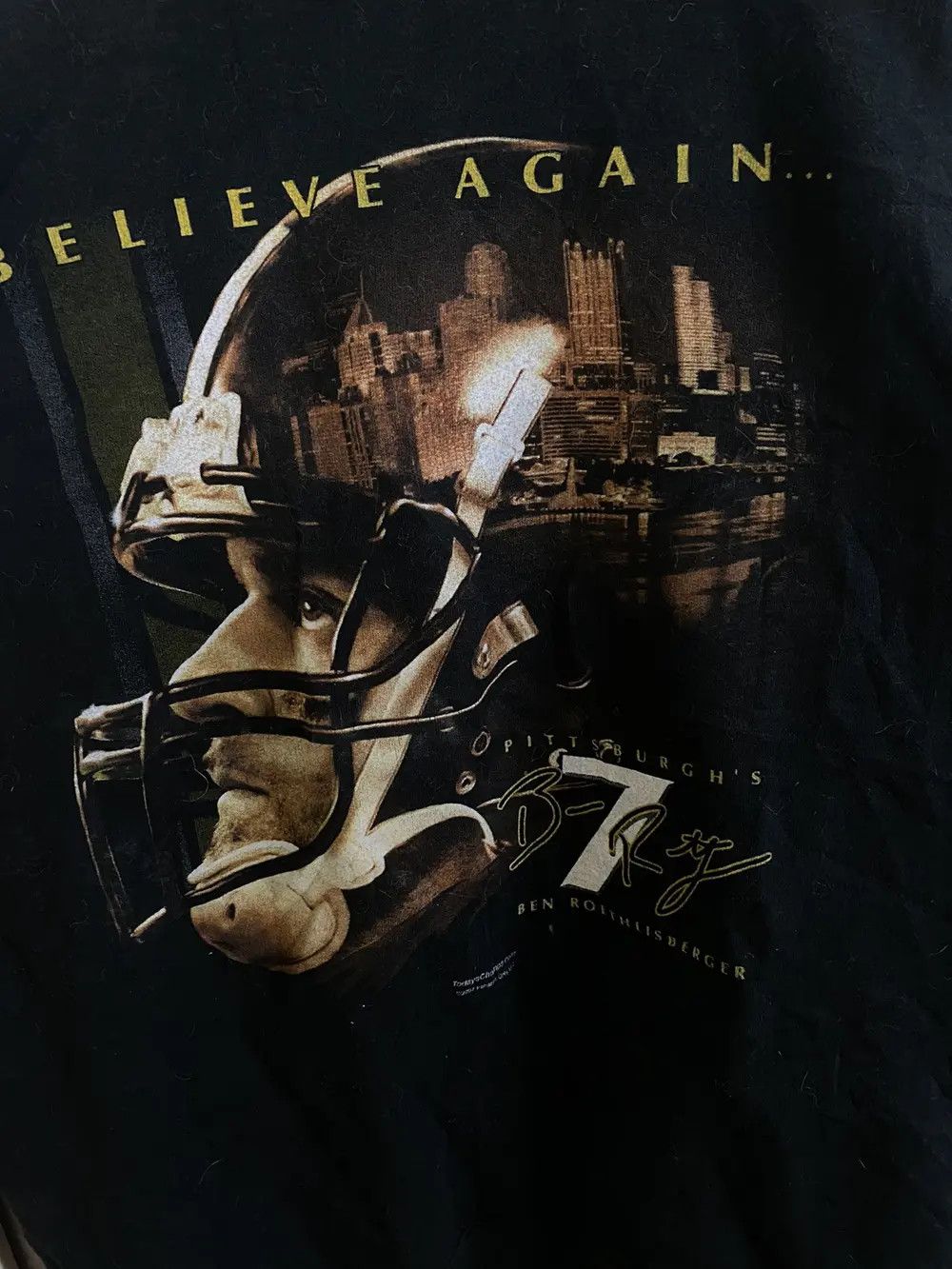 Jerzees × Vintage Vintage Pittsburgh's Ben Roethlisberger Size US L / EU 52-54 / 3 - 6 Thumbnail