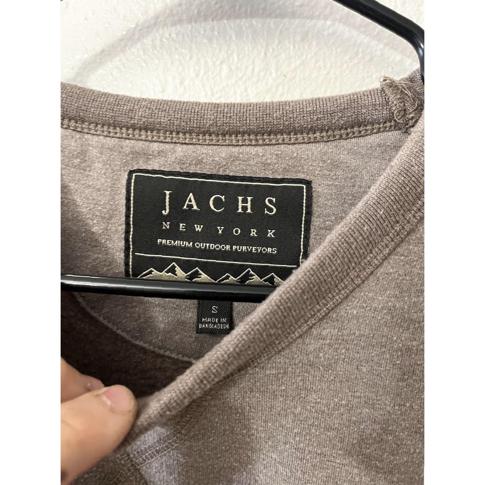 Vintage JACHS New York Fleece Sweatshirt Mens Crew Neck Pullover Small Light Brown Size US S / EU 44-46 / 1 - 4 Thumbnail
