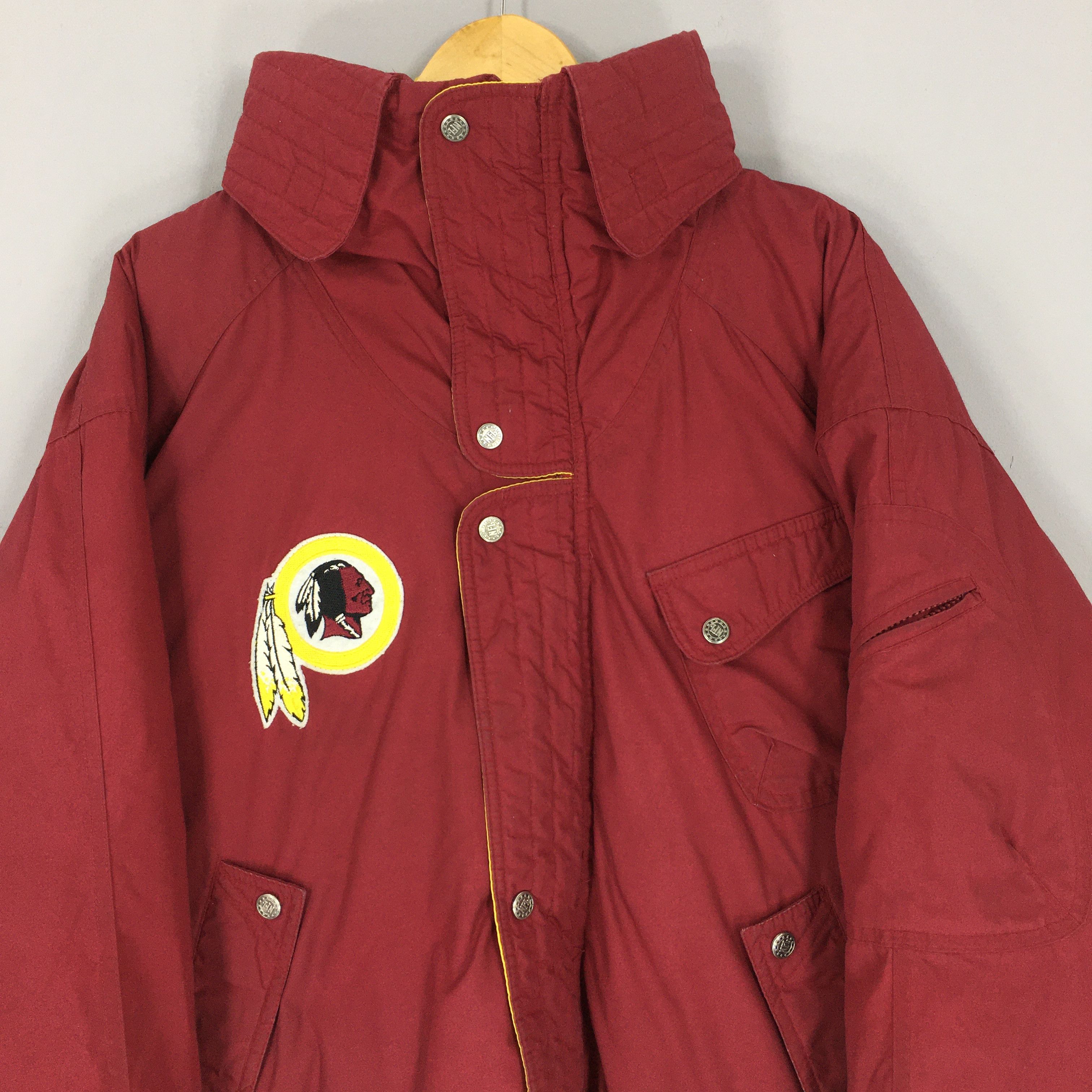 NFL Vintage Washington Redskins NFL Bomber Hoodie Jacket XLarge Size US XL / EU 56 / 4 - 4 Thumbnail