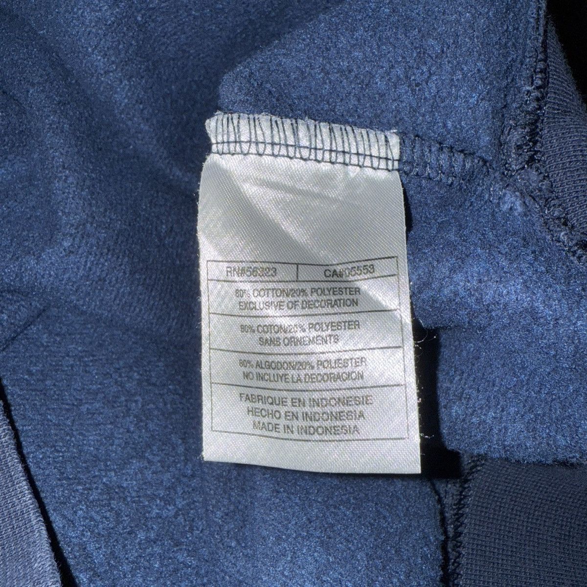 Nike × Vintage Vintage Nike navy crewneck Size US L / EU 52-54 / 3 - 4 Thumbnail