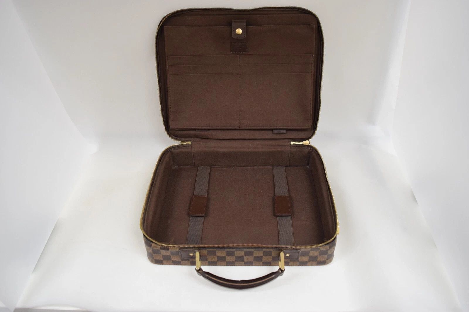 Louis Vuitton Auth Louis Vuitton Ordinatur Savana Hand Bag Damier N53355 Size ONE SIZE - 13 Thumbnail