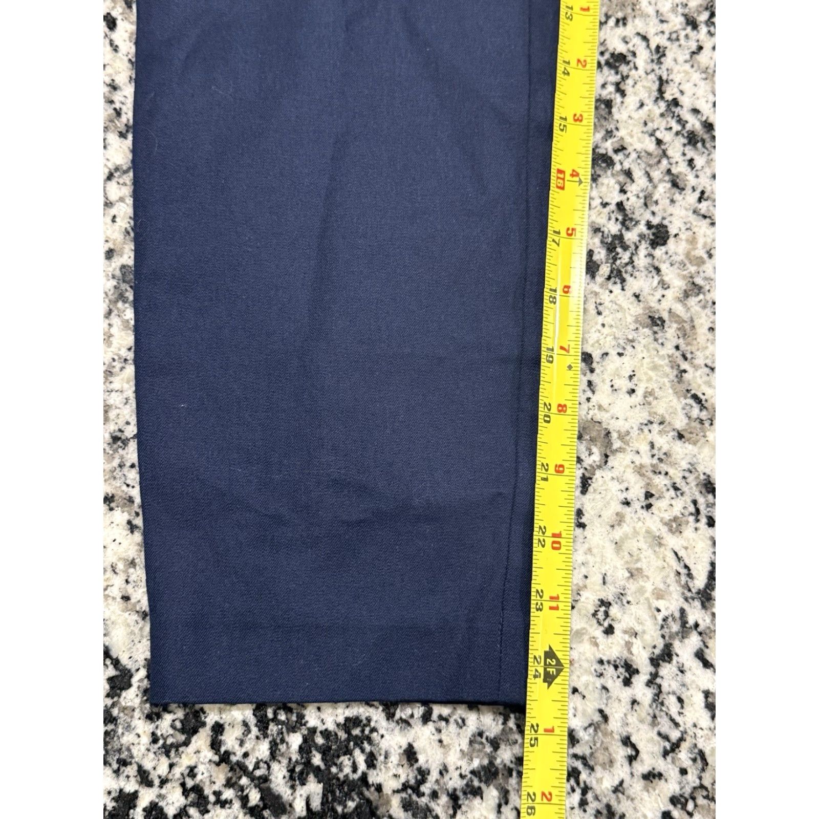 J.Crew NWT J.CREW Winnie Pant Women Side Zip Cropped 12 Blue Slim Inches 24.5 Cotton Elastane Modern Size 34" / US 12 / IT 48 - 2 Thumbnail
