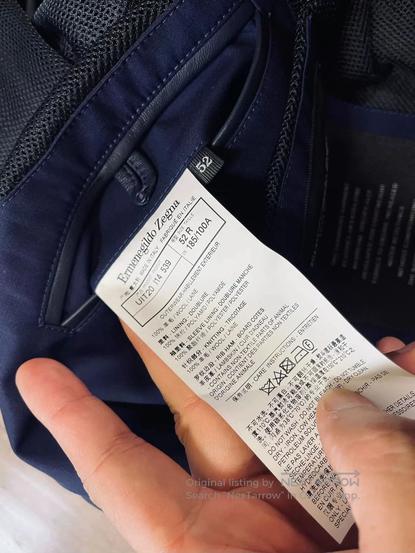 Ermenegildo Zegna Ermenegildo Zegna Classic Italian Jacket. Size US L / EU 52-54 / 3 - 7 Thumbnail