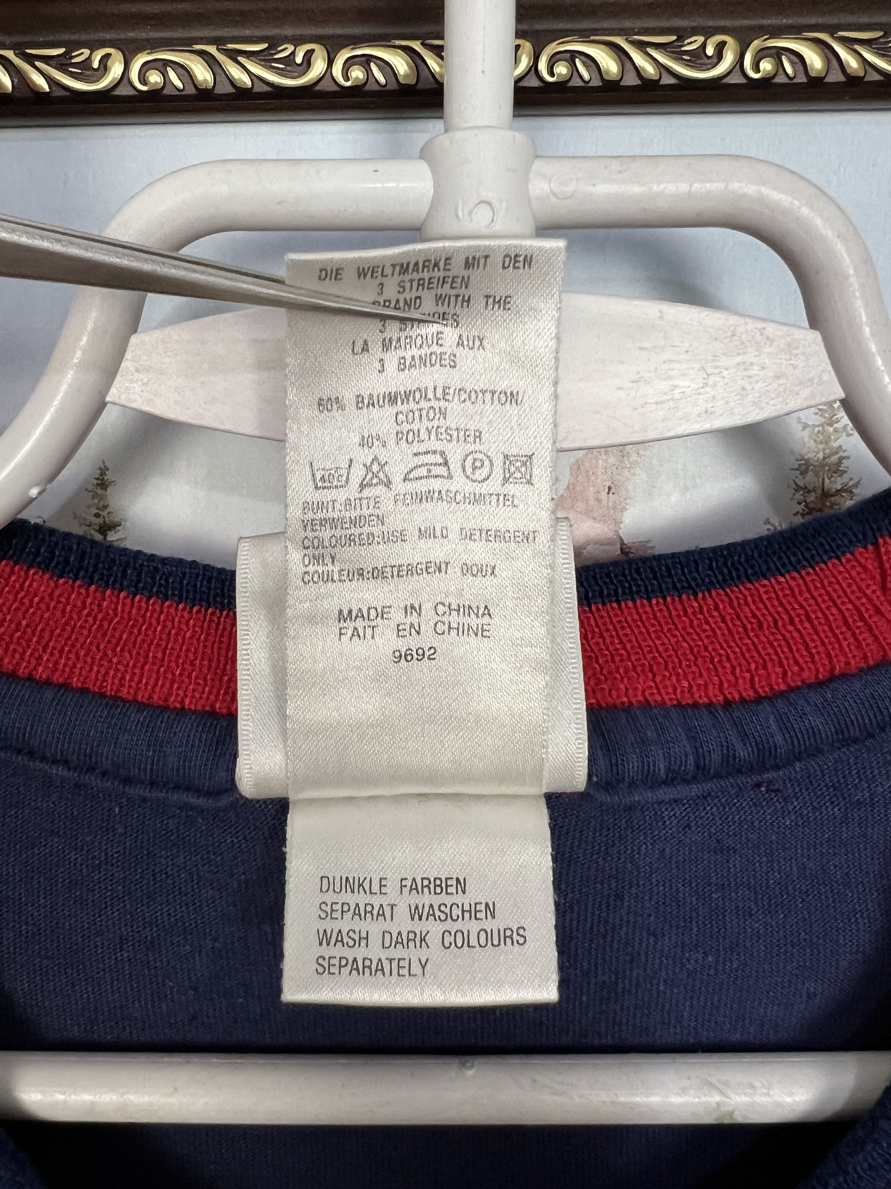 Adidas Vintage 90's Adidas Bayern Munich Football Train Shirt Size US L / EU 52-54 / 3 - 7 Thumbnail