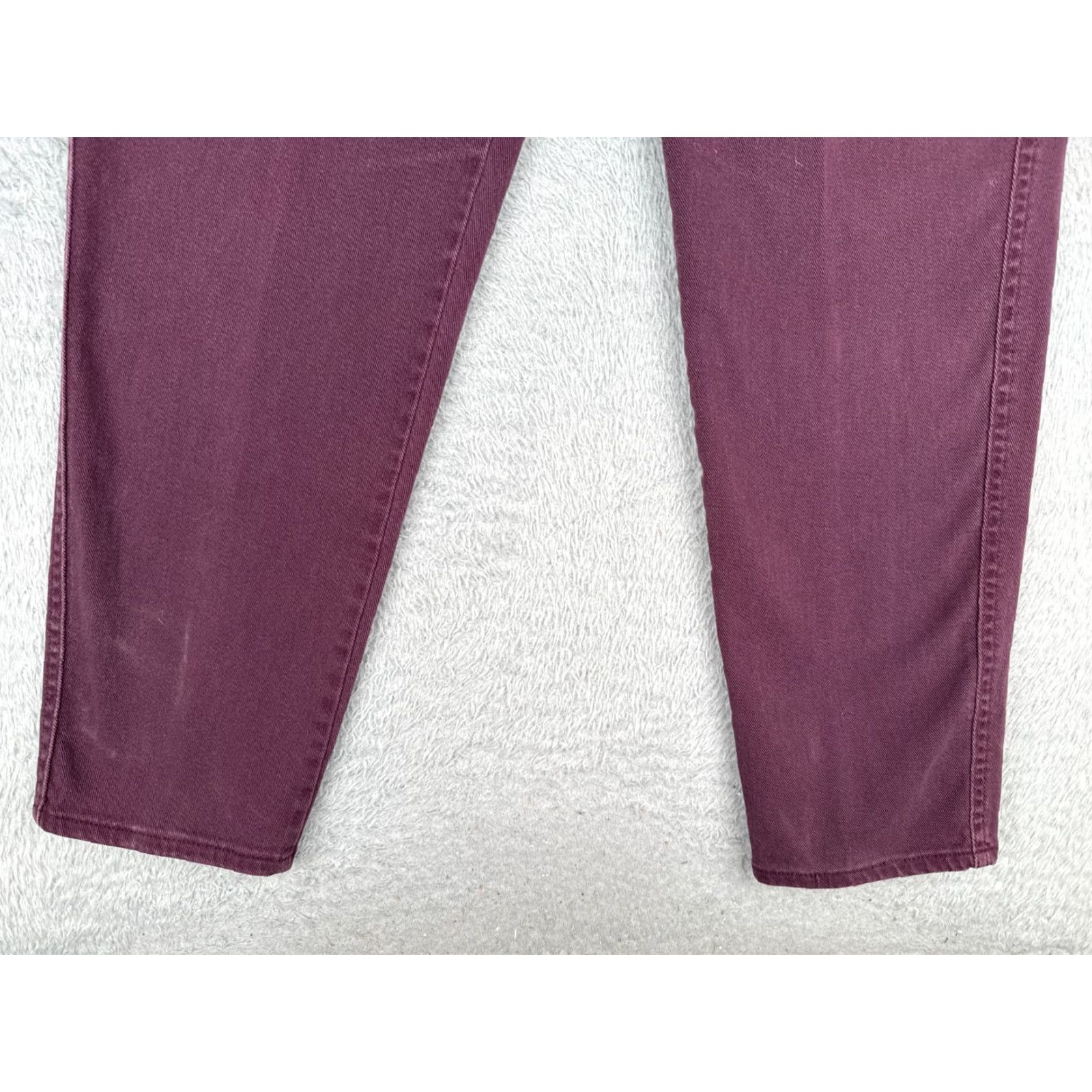 Lee VINTAGE Lee Jeans Women 18 Purple Tapered Leg High Rise 33x30 Cotton Denim 5-Pocket Style Cowboy Size 40" / US 18 - 2 Thumbnail