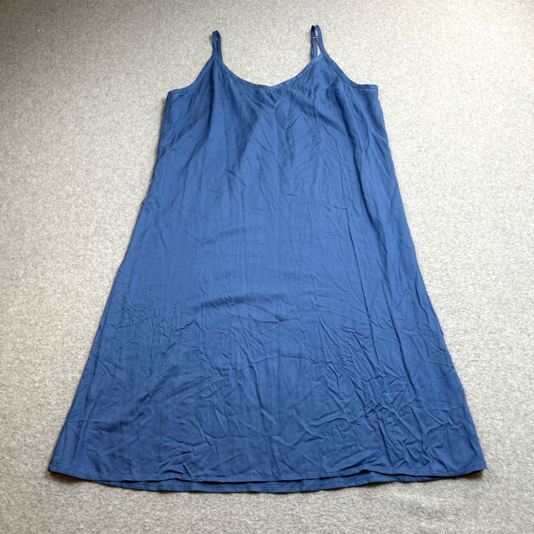 Vintage Sundance Dress Woman XS Blue Linen Blend Tiered Boho Coastal A-Line Long Sleeve Lightweight Shirt Size XS / US 0-2 / IT 36-38 - 7 Thumbnail