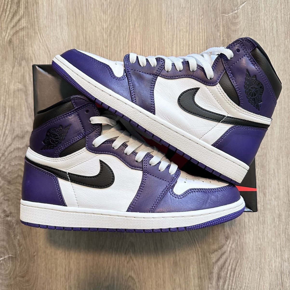 Jordan Brand Jordan 1 - Court Purple 2.0 Size US 9.5 / EU 42-43 - 1 Thumbnail