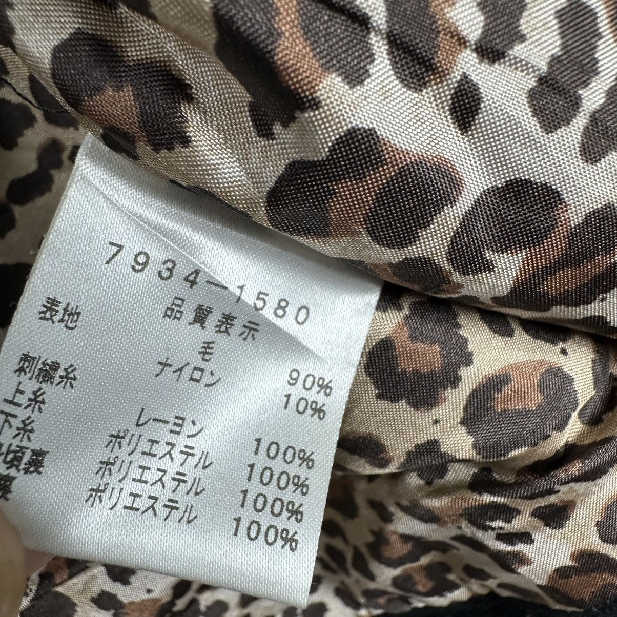 Jean Charles De Castelbajac CASTELBAJAC WOOL DOUBLE COLLAR LEOPARD JACKET Size S / US 4 / IT 40 - 10 Thumbnail