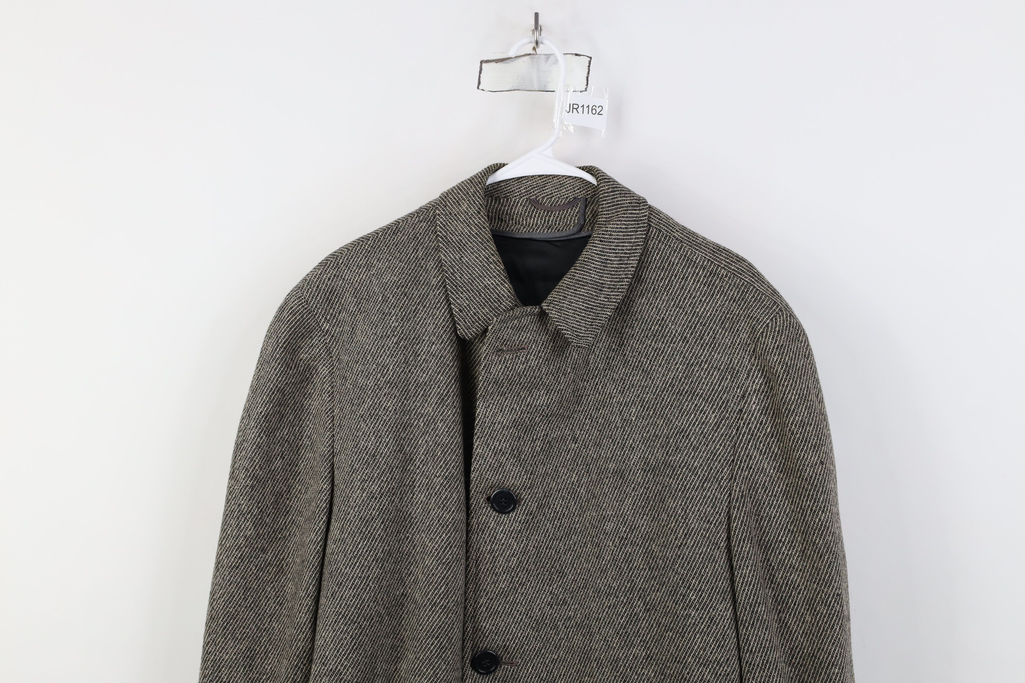 Vintage Vintage 50s Streetwear Lined Overcoat Jacket Gray USA Size US XXL / EU 58 / 5 - 2 Thumbnail