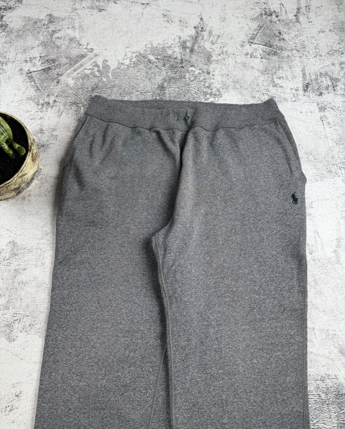 Polo Ralph Lauren Polo Ralph Lauren Gray Relaxed Sweatpants Trousers Activewear Cotton Sport Size US 38 / EU 54 - 5 Thumbnail