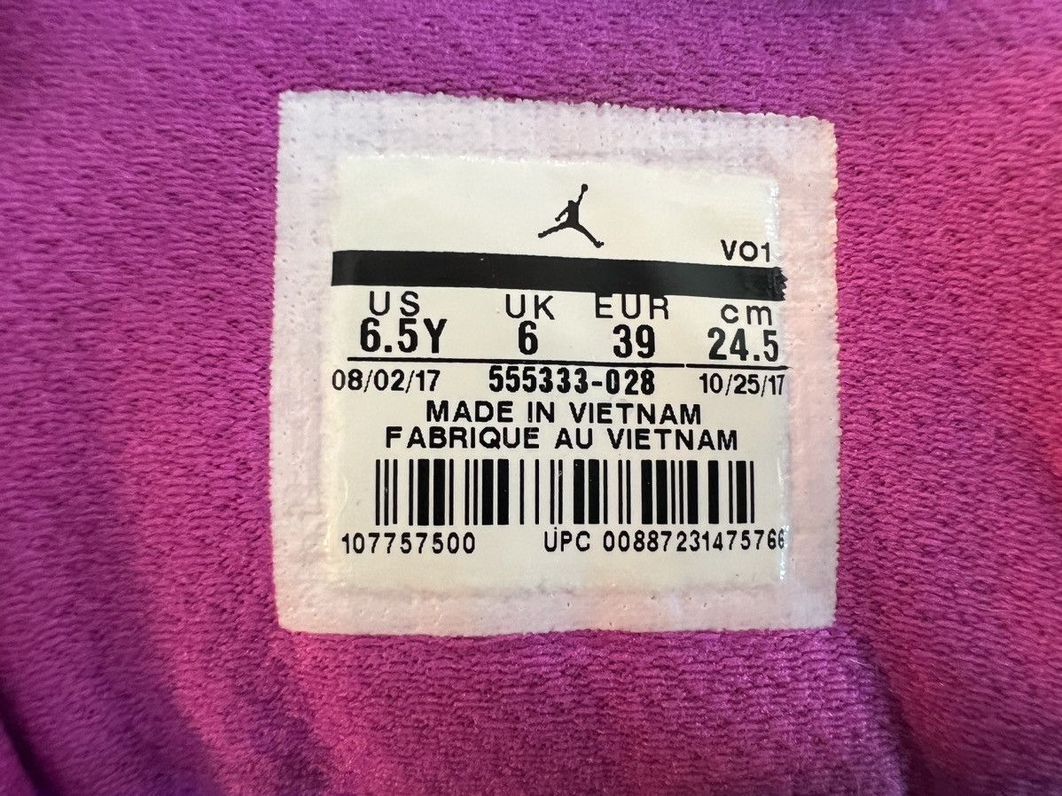 Jordan Brand Jordan Flight Club 91 Black Fuschia Blast size 6.5y 8w Size US 8 / IT 38 - 8 Thumbnail