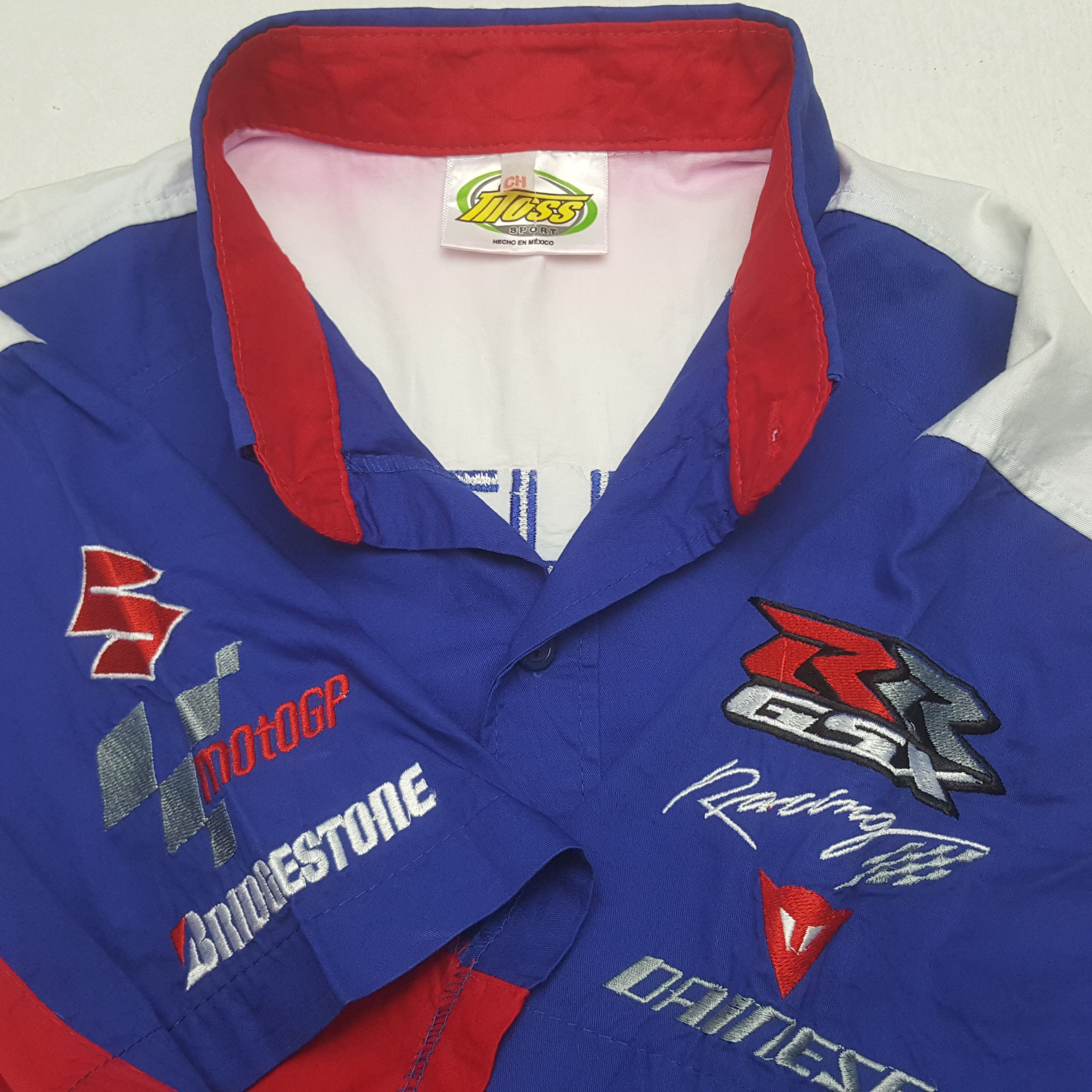 Japanese Brand Vintage Suzuki Hayabusa Racing Work Shirt Button Up C294N67 Size US M / EU 48-50 / 2 - 5 Thumbnail