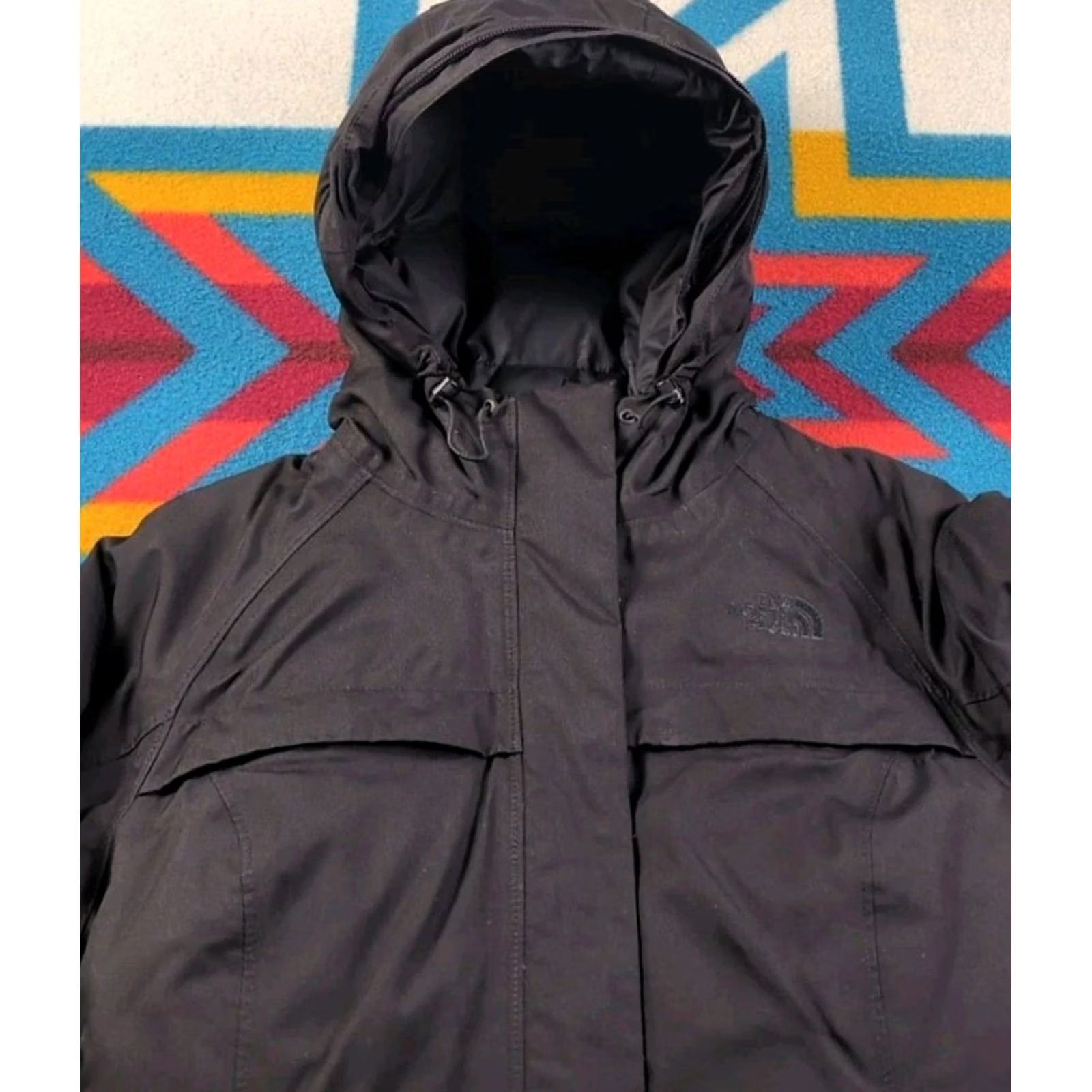 The North Face The North Face Womens Parka Jacket Insulated Hood Black Small Down Hyvent Puffer Size S / US 4 / IT 40 - 2 Thumbnail