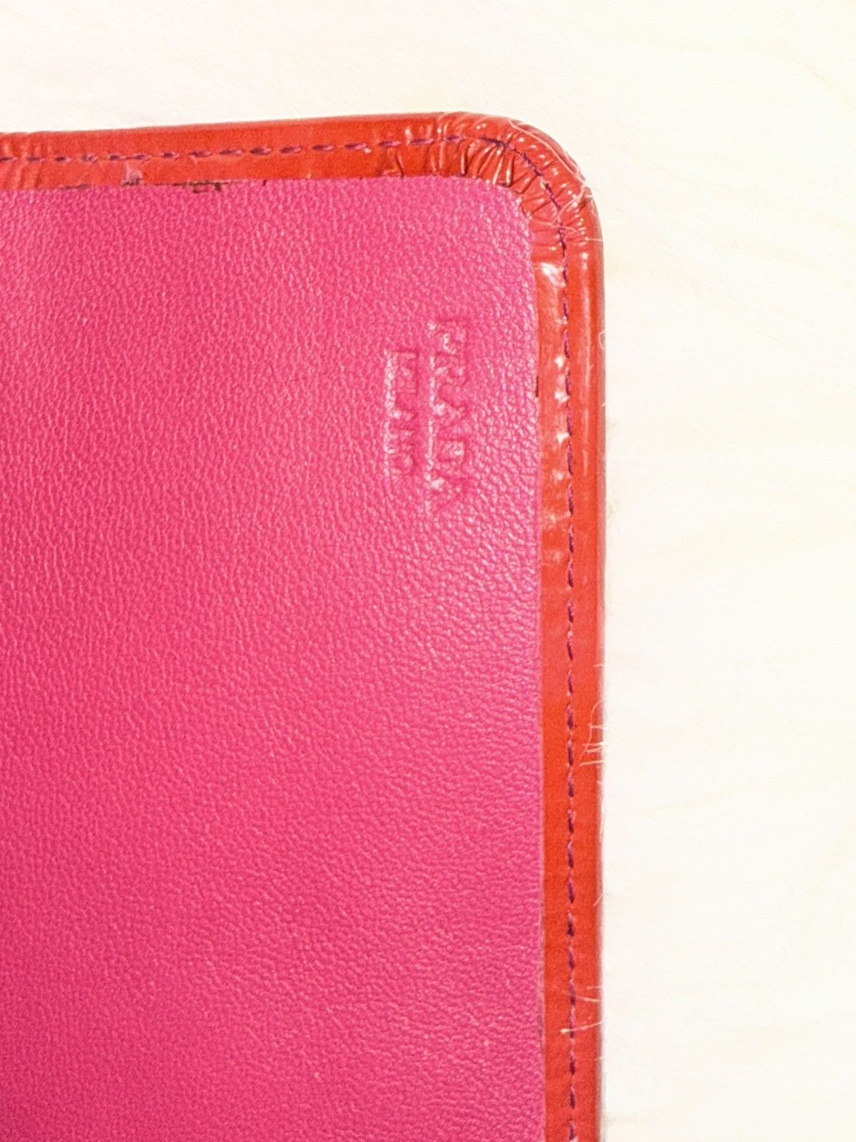 Prada Prada Bicolor Leather Long Wallet Size ONE SIZE - 4 Thumbnail