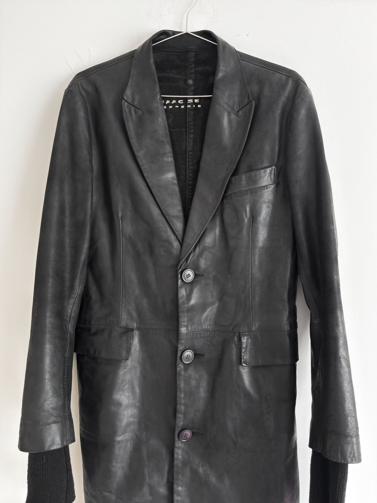 Isaac Sellam Experience Isaac Sellam Experience Leather Coat gneaua Lamb Size US S / EU 44-46 / 1 - 2 Thumbnail