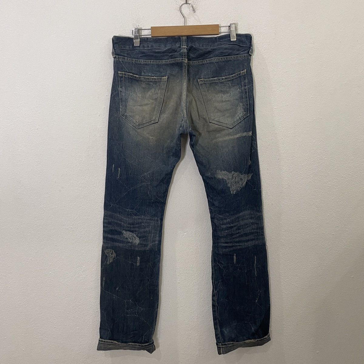 Vanquish Vintage Vanqusih Distressed Denim Jeans Size US 34 / EU 50 - 6 Thumbnail