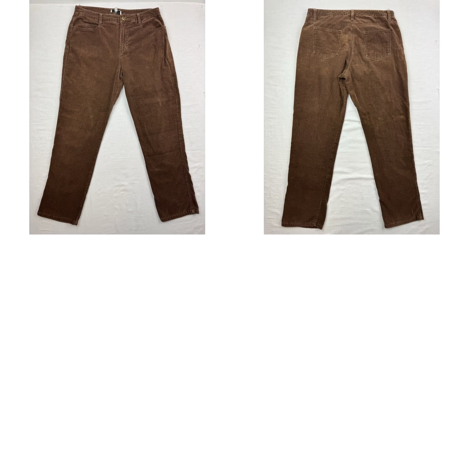 Vintage VINTAGE 1970s Corduroy Pants Womens 11 Brown Classic Hipster Hippie USA Size 32" / US 10 / IT 46 - 10 Thumbnail