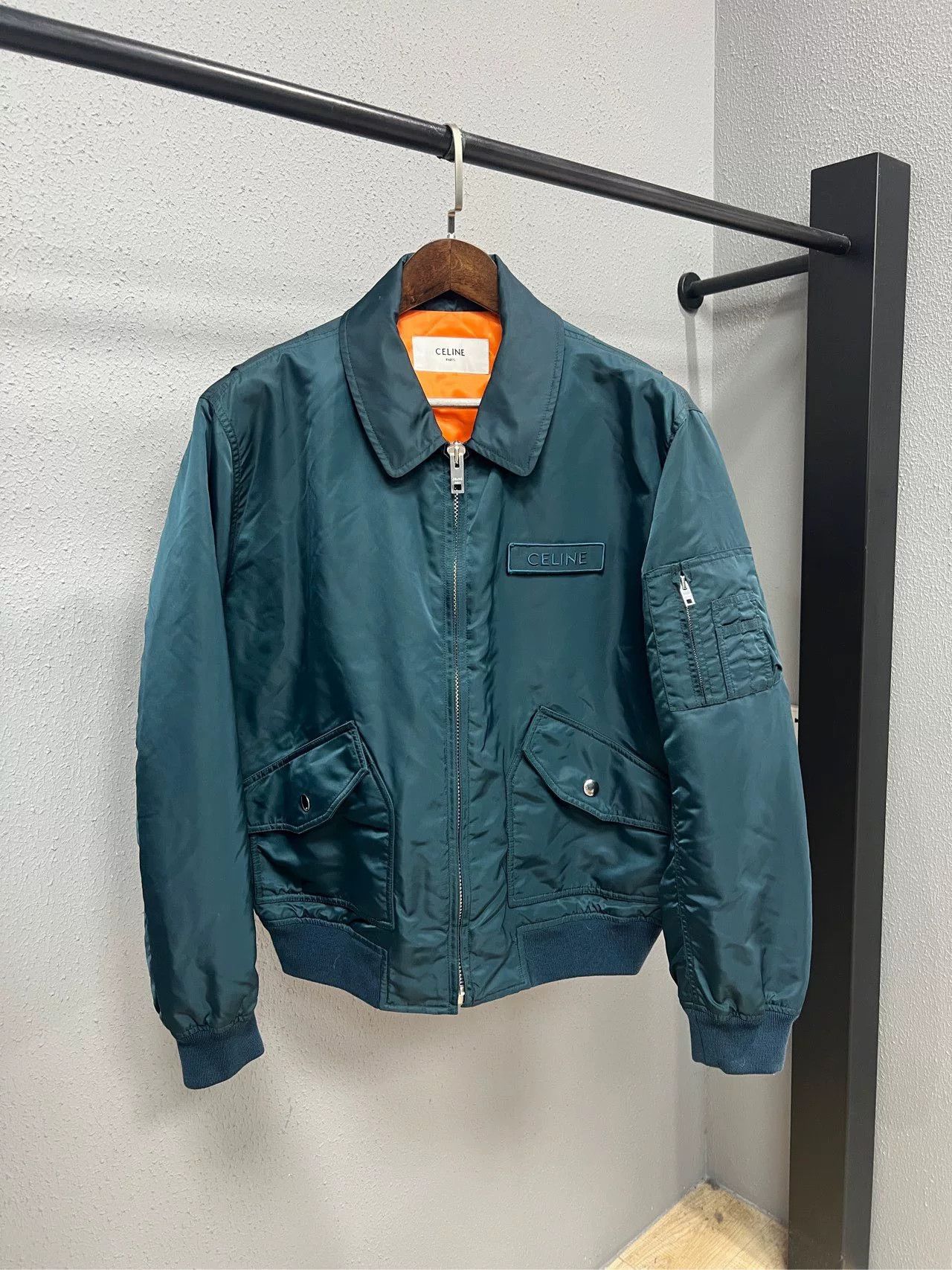 Celine Celine Slogan Baseball Jacket Size US M / EU 48-50 / 2 - 1 Thumbnail