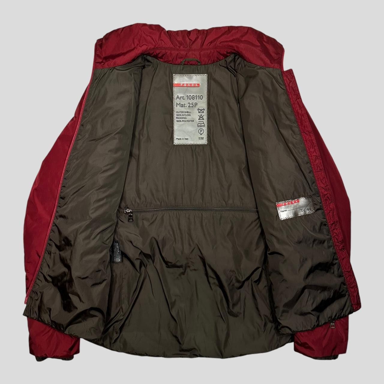 Prada Prada Sport AW00 Tech Nylon Padded Backpack Jacket IT44 (S) Size US S / EU 44-46 / 1 - 5 Thumbnail