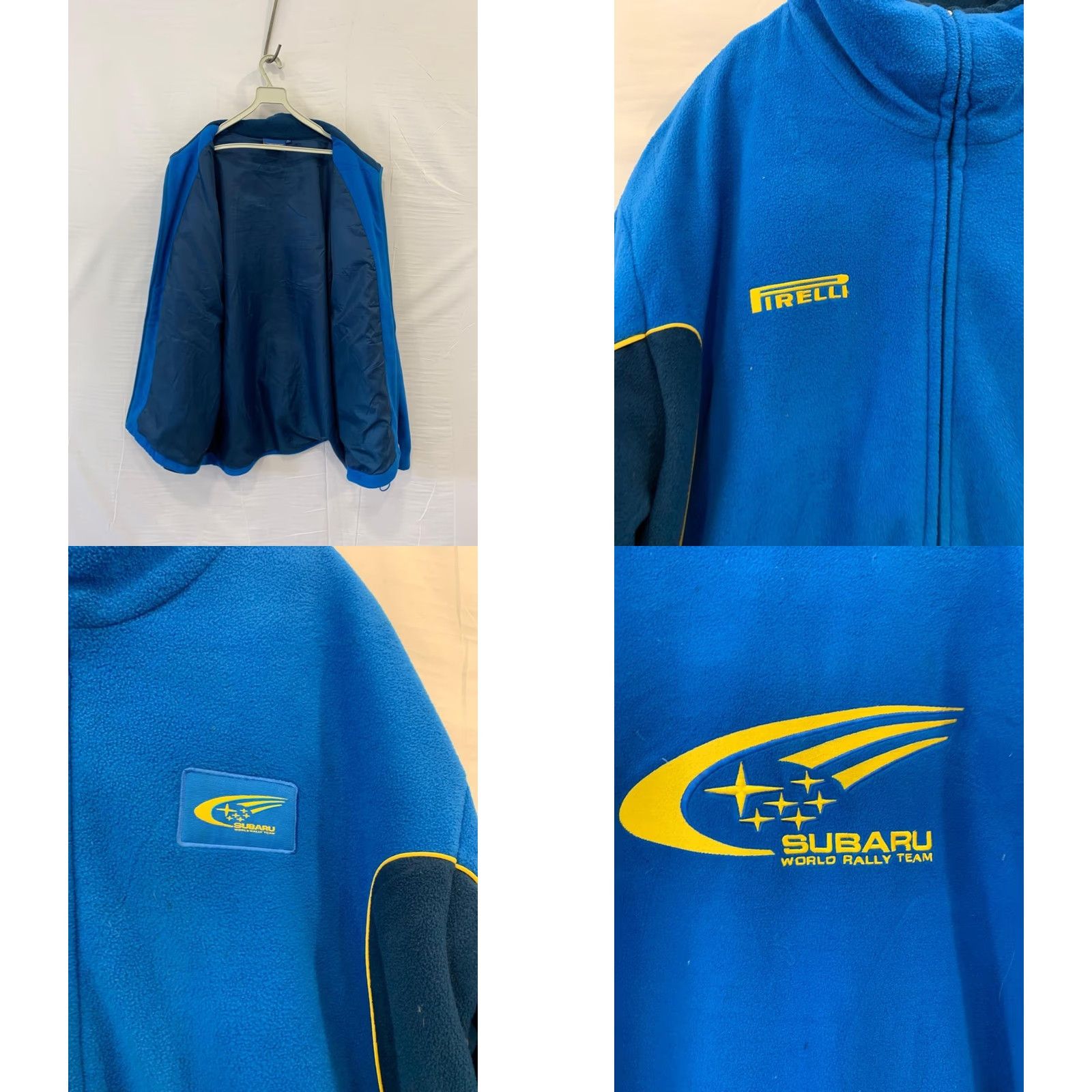 Vintage VINTAGE Subaru World Rally Team Fleece Jacket XL Blue Mens Size US XL / EU 56 / 4 - 9 Thumbnail