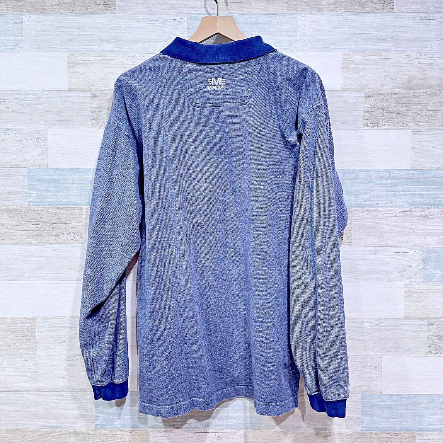 Mirage Dallas Cowboys Long Sleeve Polo Vintage Mirage NFL Mens M Size US M / EU 48-50 / 2 - 4 Thumbnail