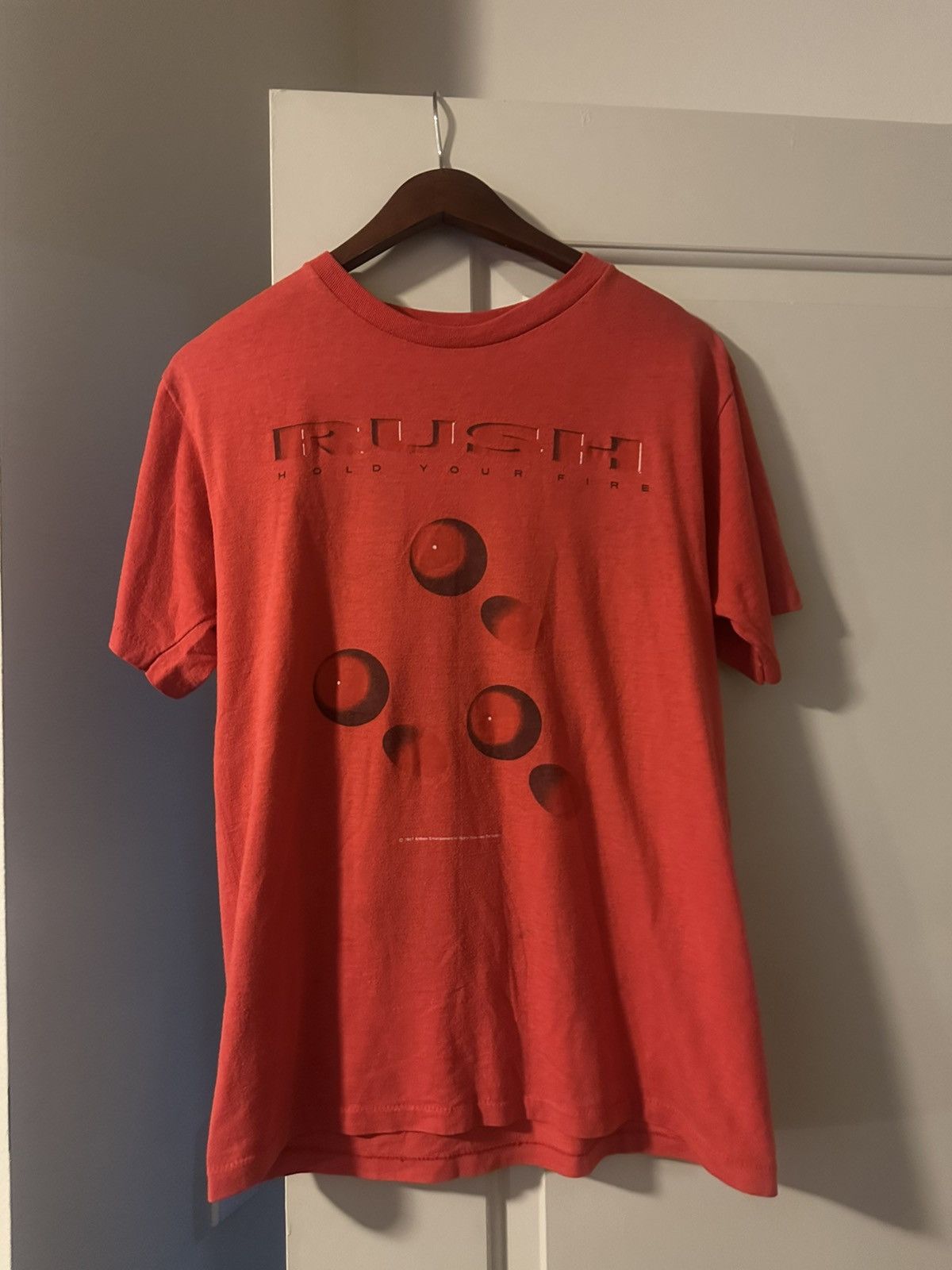 Vintage Vintage 1987 Rush t shirt Size US M / EU 48-50 / 2 - 1 Thumbnail