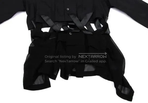 Comme des Garcons Comme Des Garcons Black vintage laced top Size S / US 4 / IT 40 - 6 Thumbnail