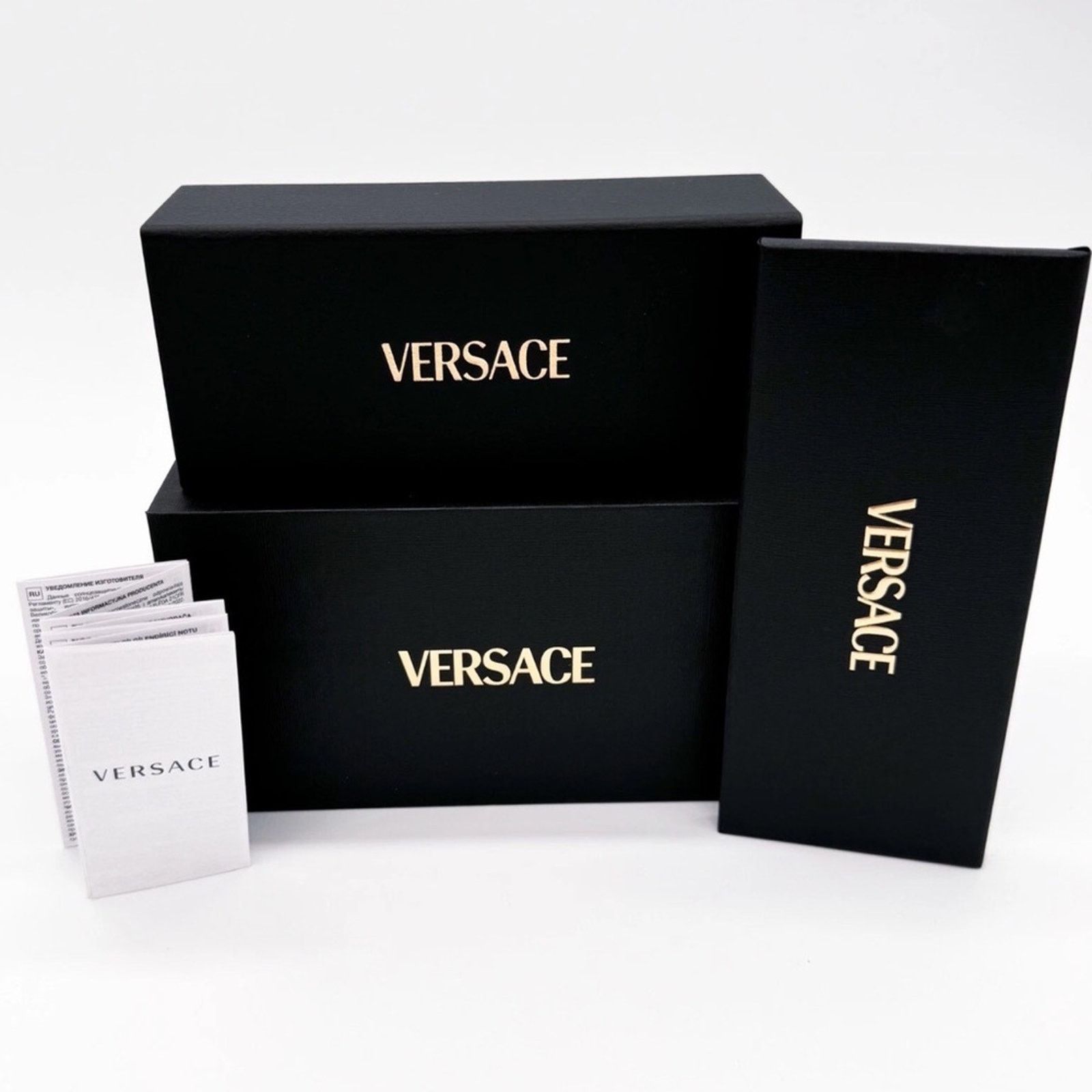 Versace New Versace VE4474U 549173 Olive Sunglasses Unisex Authentic Size ONE SIZE - 13 Thumbnail