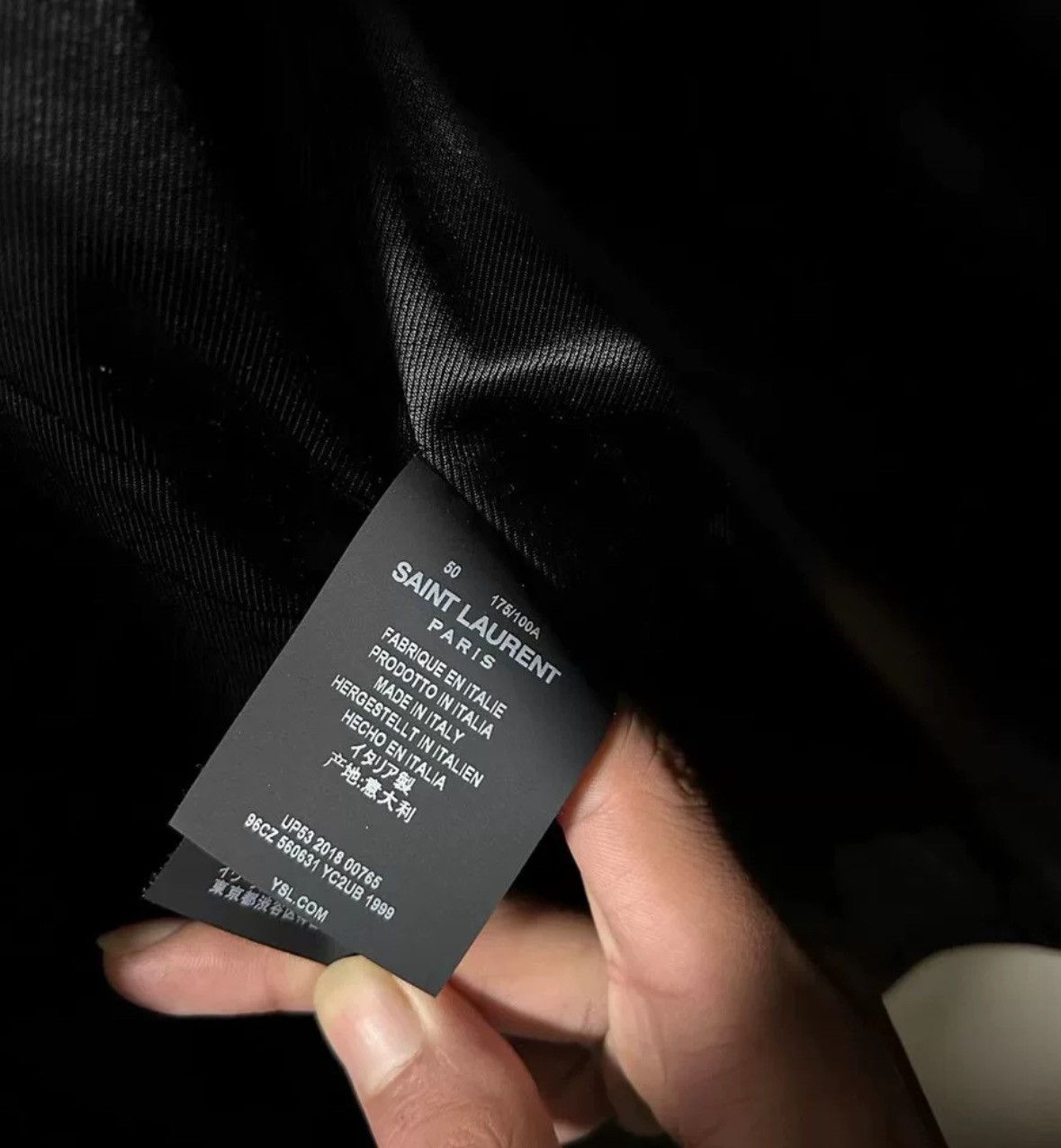 Saint Laurent Paris × Yves Saint Laurent Saint Laurent 18fw L01 Leather Jacket 2412-Nextarrow Size US XL / EU 56 / 4 - 5 Thumbnail