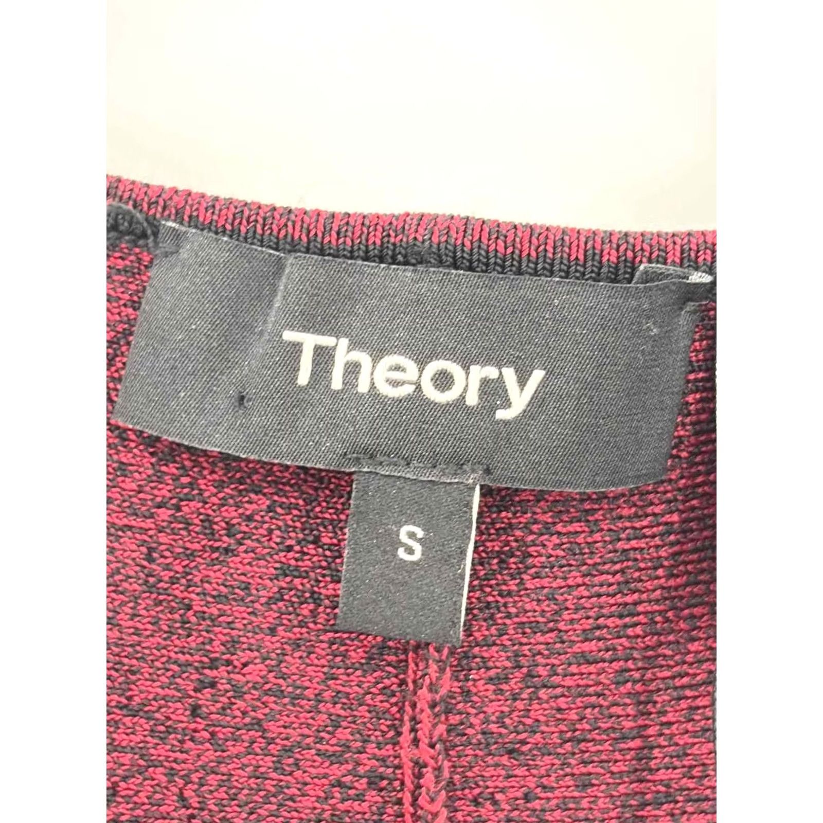 Theory Theory Red Size Small Knee Length Sleeveless Dress Size S / US 4 / IT 40 - 3 Thumbnail