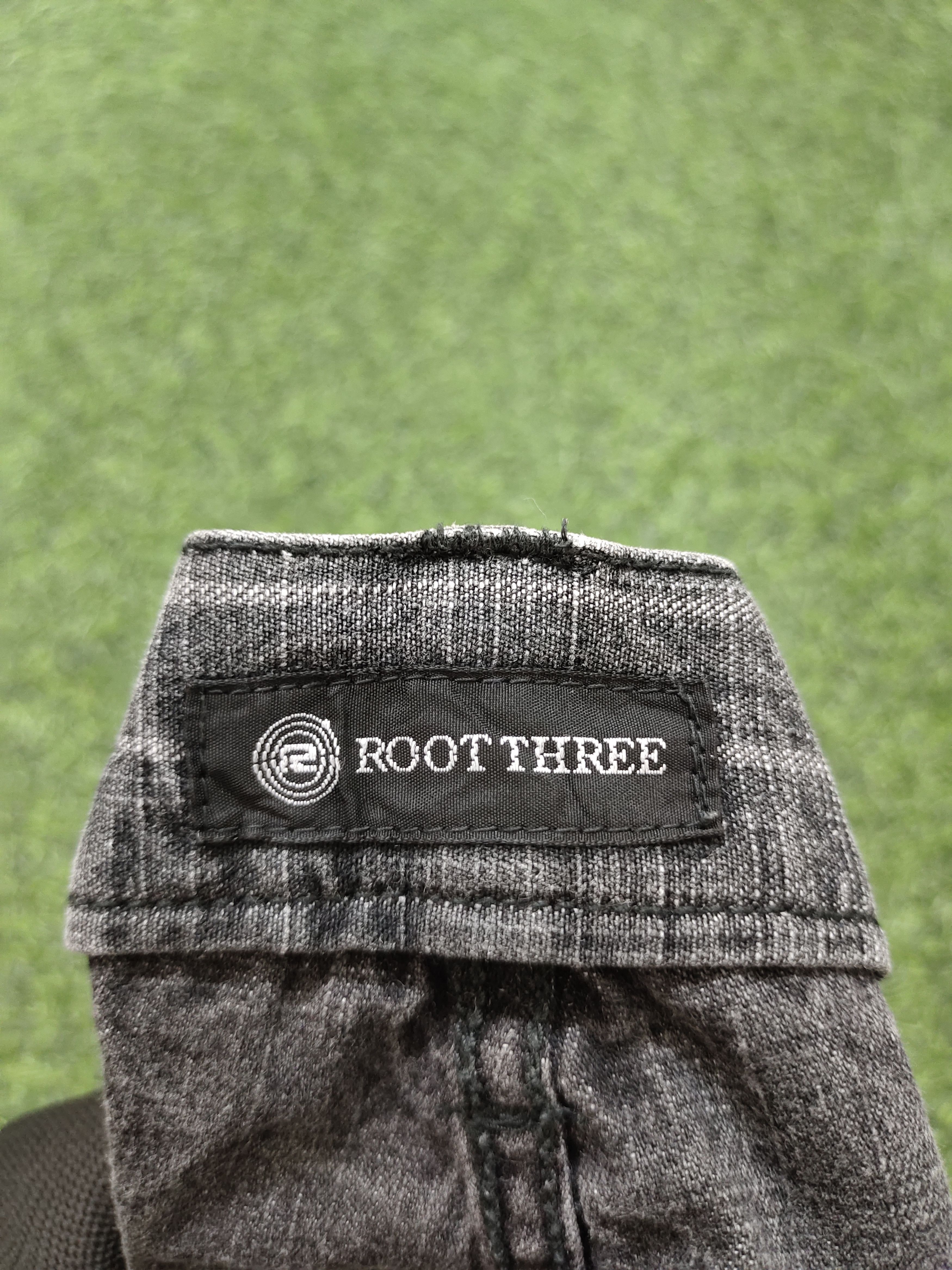 If Six Was Nine Vintage Root Three Japan Black Faded Striped Denim Pants Size US 32 / EU 48 - 11 Thumbnail