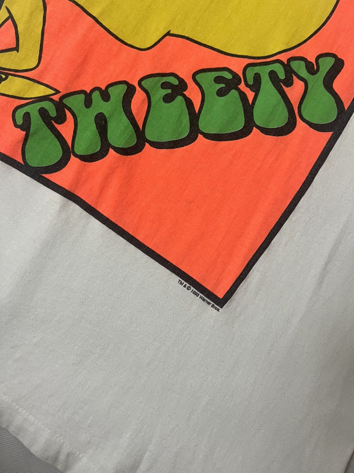 Vintage × Warner Bros Vintage 93's Tweety Bird Warner Bros Cartoon Tees Size US L / EU 52-54 / 3 - 4 Thumbnail