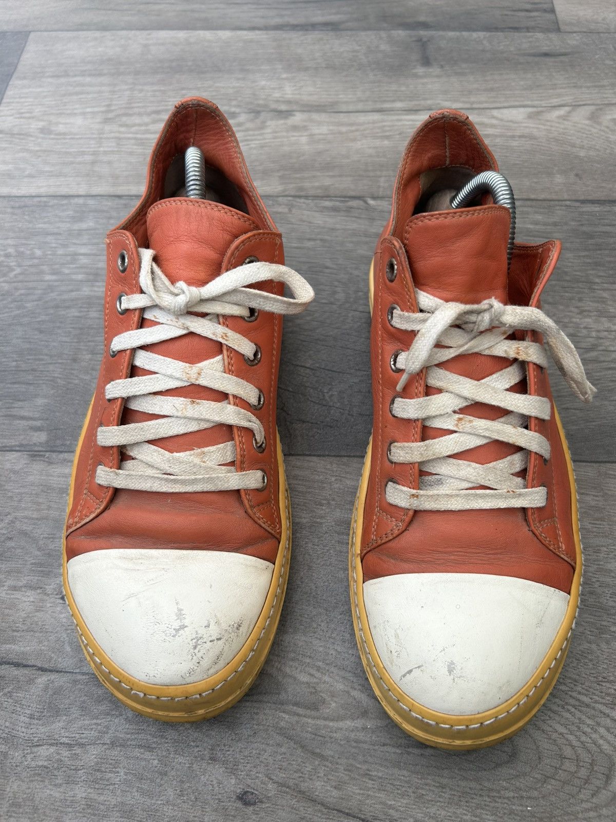 Rick Owens Rick Owens Mainline Ramones Low-Top Sneakers Size US 7 / EU 40 - 1 Thumbnail